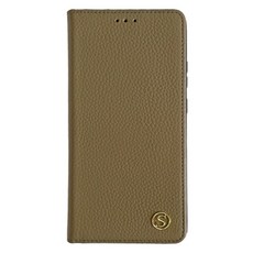 에스엠씨 썸 천연 소가죽 플립커버 휴대폰 케이스