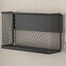 甜蜜商店 多用途冰箱磁吸收納架, 黑色, 1個