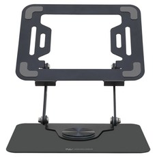 노벨뷰 쿨러 몬스터 CS-360도 멀티 노트북 태블릿 쿨링거치대, 블랙, 1개