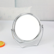노베아 스텐 원형 탁상거울 소형, 실버