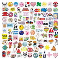 어가네닷컴 캐릭터 로고 방수 캐리어 감성 스티커 100종 세트, 27 깜찍한 캐릭터, 1세트