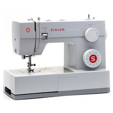 SINGER 勝家 拷克刺繡手動準工業家用縫紉機 SINGER 4423 + 擴展桌套組, 灰色