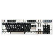 큐센 풀윤활 가스켓 유무선 기계식 키보드, 크림치즈, Q104 PBT, 저소음 바다소금축