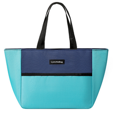 미소로운 모던 심플 도시락가방 type1, 블루, 1개