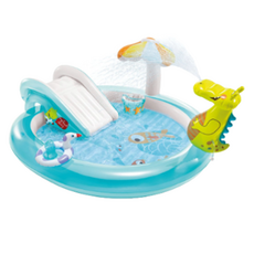 INTEX 鱷魚游泳中心池57165, 混色, 1個