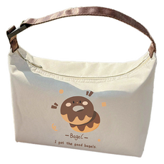 微笑可愛便當袋 type1, 1個, 貝果