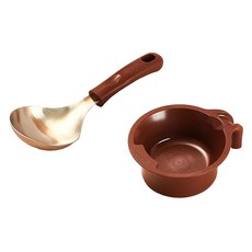 Bogen 多功能上菜匙 + 托架組, 巧克力, 1套