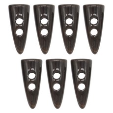 동대문단추왕 떡볶이 더플코트 토글 단추 30mm, 다크브라운, 7개