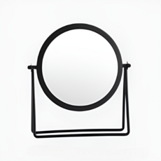 藝人桌上型化妝鏡 短版, 黑色