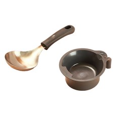 Bogen 多功能分食匙 + 匙托組, 炭灰色, 1套