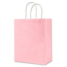 아이엔피 칼라 종이 쇼핑백, 핑크, 15개
