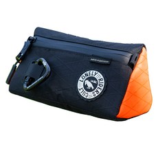 유락 자전거 프론트 세모가방 AB2, 블랙, 1개