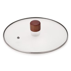 Lacena 防溢強化玻璃鍋蓋 C型 櫻桃木, 24cm, 1個