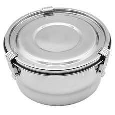 不鏽鋼圓形便當盒 4號, 1個, 單品