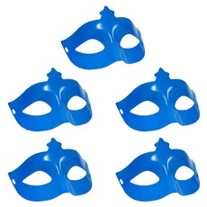 파티공구 새틴 파티 반가면, 블루, 5개