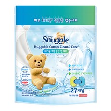 Snuggle 熊寶貝 低敏潔淨洗衣膠囊 Huggable Cotton 15.2g, 1袋, 27顆