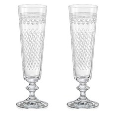 Crystalex Madame Carolinka 高腳杯 香檳酒杯 205ml x 2入組, 2入