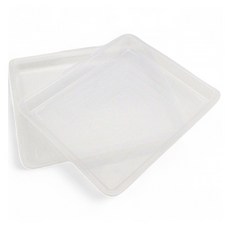 퍼스트리빙 식기건조대 교체형 물받이 쟁반 소, 1단, 반투명, 2개