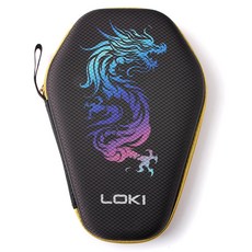中國 LOKI 六角龍硬殼桌球拍套, 單一顏色, 1個