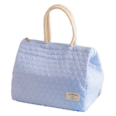 微笑可愛馬卡龍便當袋, 藍色, 1個