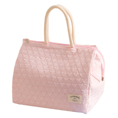 微笑可愛馬卡龍便當袋, 粉紅色, 1個