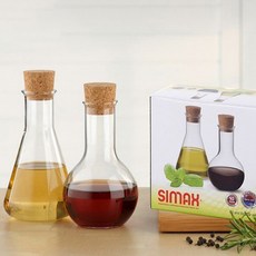 시맥스 오일 내열유리 소스병 250ml x 2종 세트, 1세트