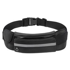 클레블 스포츠 런닝 버클 힙색, 블랙, 1개