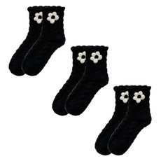 소니오 여성용 플러피 러블리 양말 3켤레