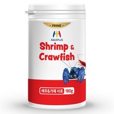아쿠아플러스 프라임 새우 가재 사료, 180g, 1개