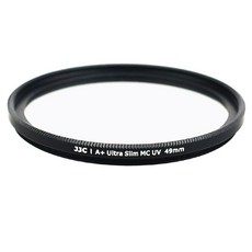 JJC 富士 X100VI 相機 超薄 MCUV 鏡頭濾鏡 49mm, F-MCUV49(黑色), 1個