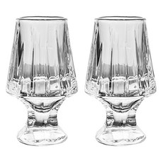 French Mars 方形經典高級多角威士忌杯 FM230, 2個