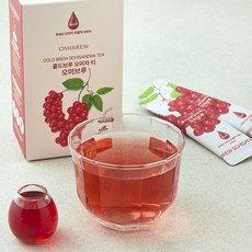 오땡스 콜드브루 오미자 티 오미브루 10개입, 1개, 200ml