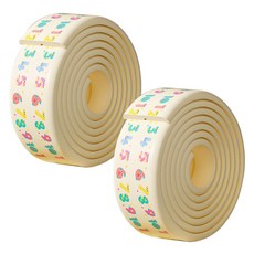 I'CLE 柔軟角色圖案邊角保護套, 2個, 編號 奶油黃