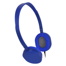 탑피아 간편고급 유선 헤드폰, 푸른 색