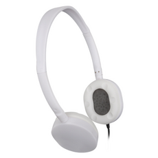 탑피아 간편고급 유선 헤드폰, 흰색
