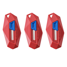 Ilsangsokbanzzak 安全磁吸開箱刀, 紅色, 3個