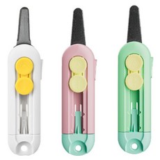 Ilsangsokbanzzak 磁吸安全快遞刀3件組, 1套, 白色 + 粉紅色 + 綠色