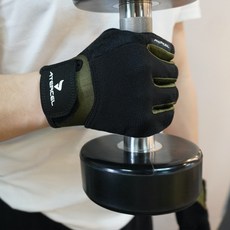 아테셀 스트랩 헬스 장갑 2p 세트, 그린, 1세트