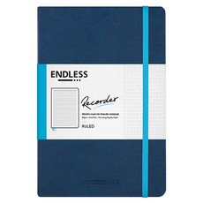 Endless 橫線紀錄筆記本, 藍色, 1個