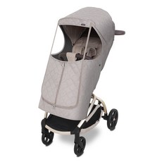 Manito Melange Trike專用孩童推車保暖鋪棉遮罩, 鑽石米色, 1個