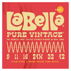 LA BELLA 電吉他弦, PV942, 009~042, 1個