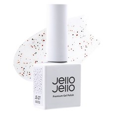 Jello Jello 彩色凝膠指甲, JS-27 水磨石碎片, 10ml, 1個