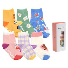 Dailylike 幼兒襪子6件組