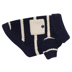 몽띠에 강아지 메리 니트 상의, 네이비, 1개