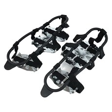 Storving 24釘登山冰爪 雙腳 + 收納袋套組, 黑色