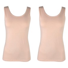 올리비아바비 국내산 베이직 면스판 나시 2p