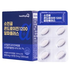 healthyhug 軟骨素複方錠1200, 60顆, 54g, 1盒