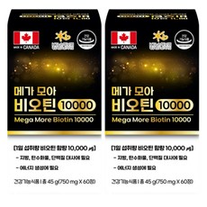 MegaMoa 生物素 10000, 2個, 60錠