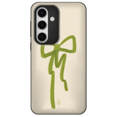 이루다 빈티지 무드 리본 마그네틱 도어 범퍼 휴대폰 케이스