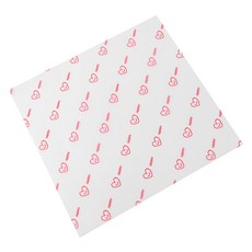 INP迷你塗層設計便條紙 愛心 17.5*16.5cm, 1入, 100個